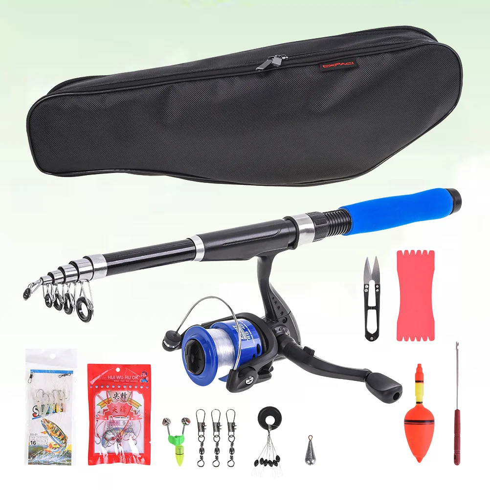

1 Set Portable Fishing Rod Kit Convenient Fishing Pole Set Fishing Accessories Fishing Supplies for Outdoor Outside