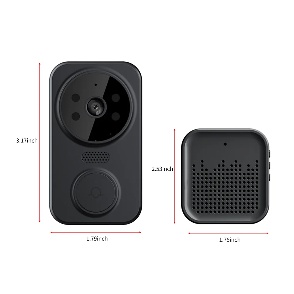 New Smart Visual Doorbell Video Door Bell Two-way Intercom Intelligent Infrared Night Vision Remote Monitoring Security System images - 6