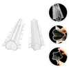 2 Pcs Silicone Molds Shaped Growth Vegetable Shaping Mould Plastic Cucumber Fruit Accessories Child 6