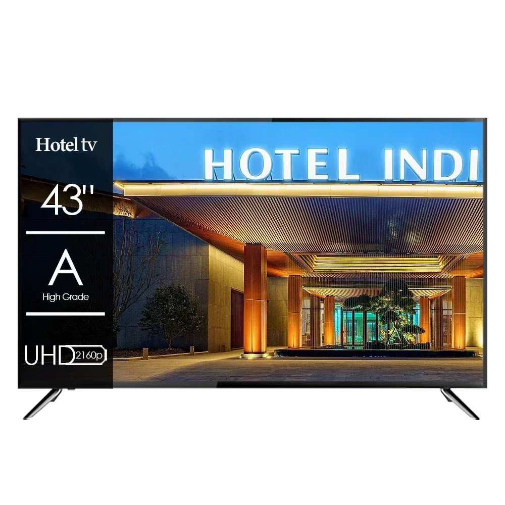 Cheap 43inch 4K UHD LED TV 50 Pouces Flat Screen Home Hotel LCD TV 55 65 75 Inch Smart