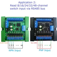 8 16 24 32 48CH Multifunction RS485 Remote IO Module PLC DI-DO expansion Board DIN Rail Box Standard MODBUS RTU Protocol - Image 4