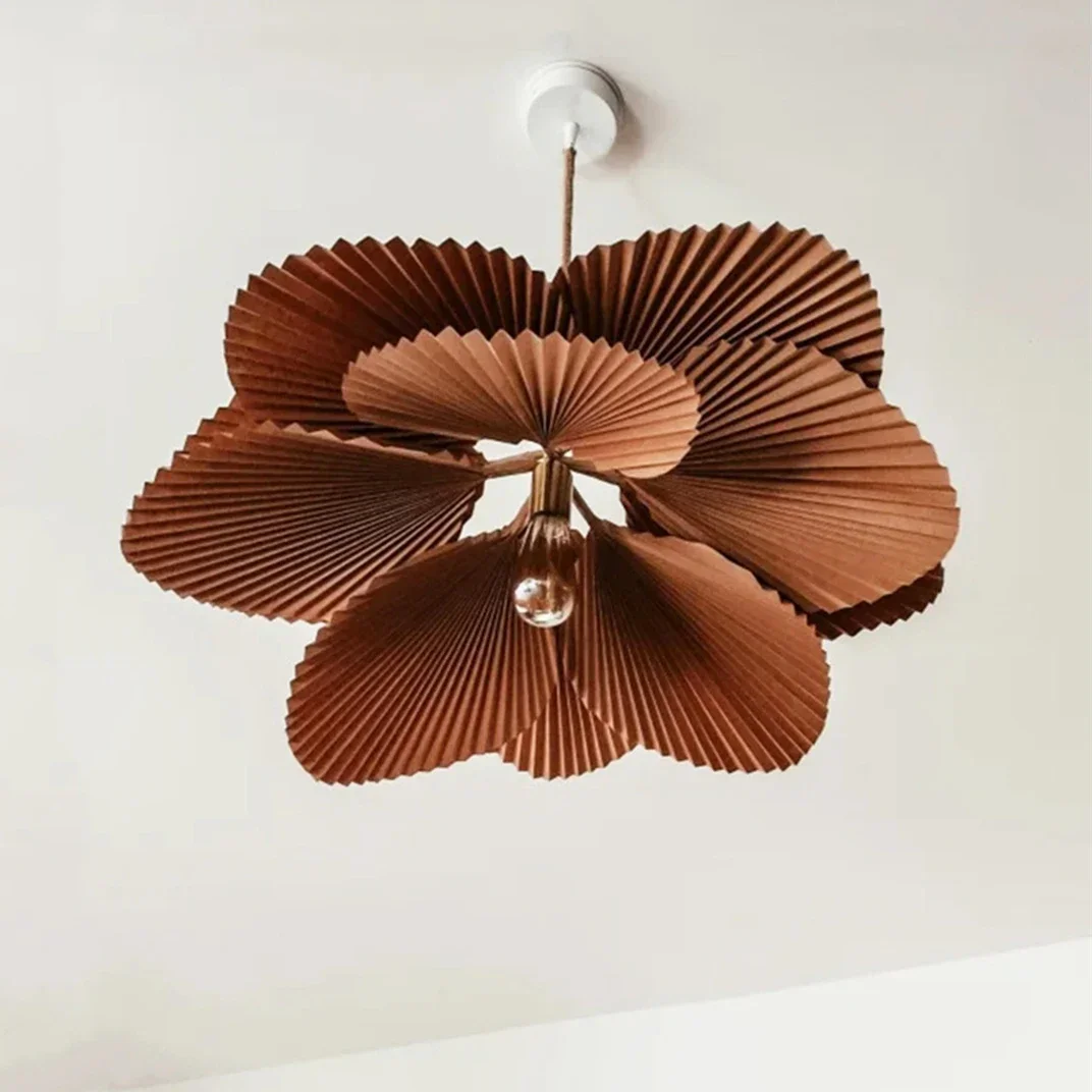 

Vintage Leaf Chandelier Nordic Farmhouse Chandelier For Living Room Bedroom Restaurant Decor LED Dining Room Lighting Fixture