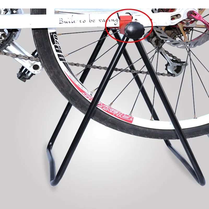 Mountain Road Bike Triangle Vertical Foldable Stand Bike Accessories Support For Adjusting Cleaning Repairing Bicycle Stand