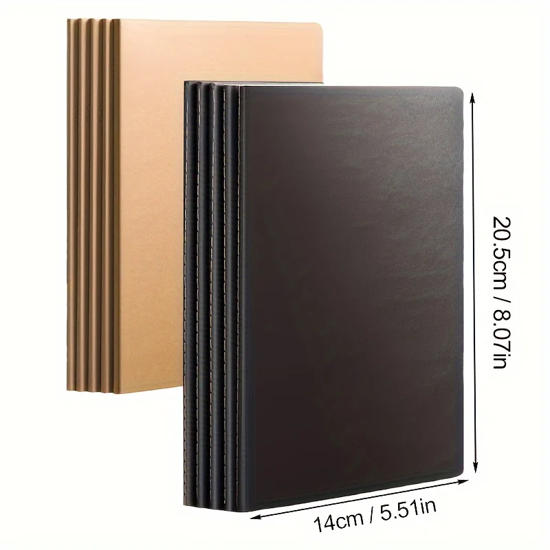 5 Blank Lined Notebooks, 36 Pages/Book, Suitable for Study Assignments, Notes, Diaries, Memos, Work Schedules, and Other Record-Keeping - 2