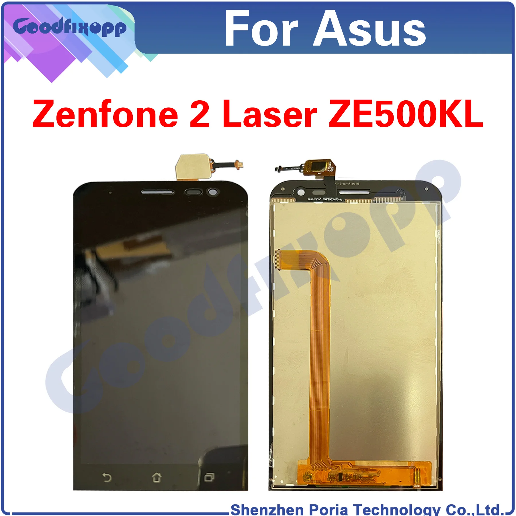 

For Asus Zenfone 2 Laser ZE500KL Z00ED LCD Display Touch Screen Digitizer Assembly Repair Parts Replacement