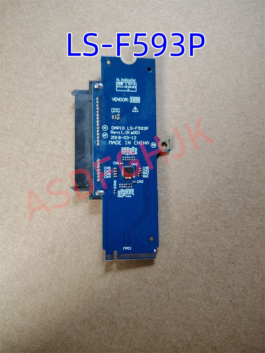 Originale Ls-F593P Per Dell Precision 7530 7540 Sata Hdd Driver Hard Disk Board 0 Prw9D Test Ok