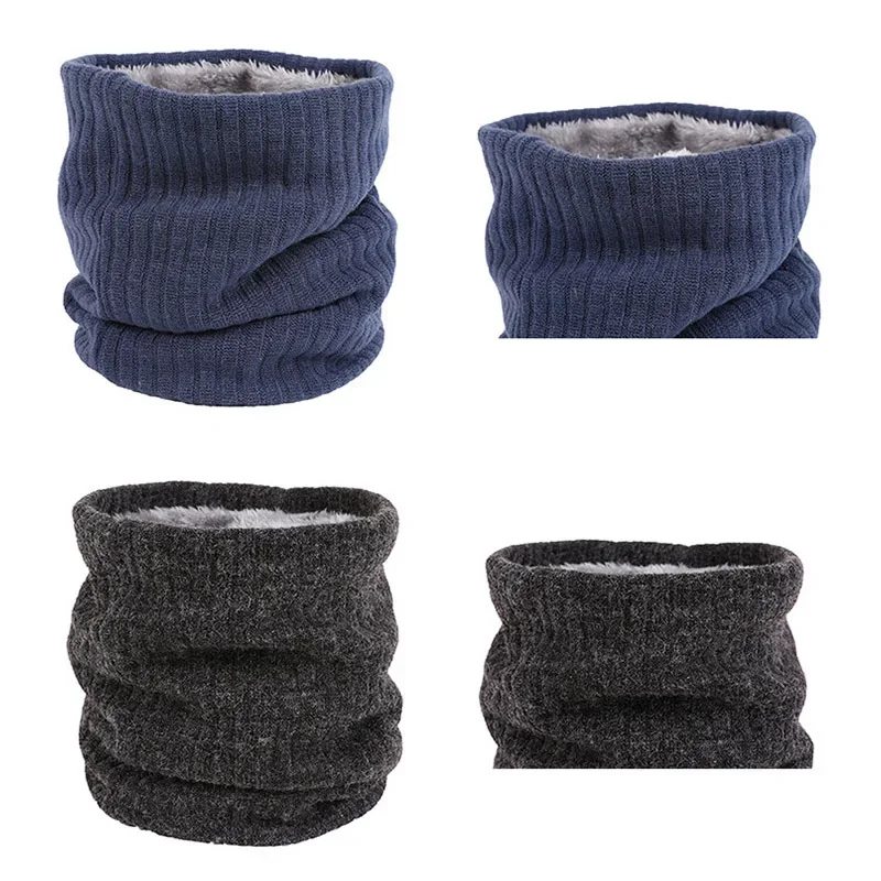 Outdoor Winter Thicken Warm Fleece Neck Warmer Cycling Scarves Men Bufanda Ski Climbing Neck Scarf