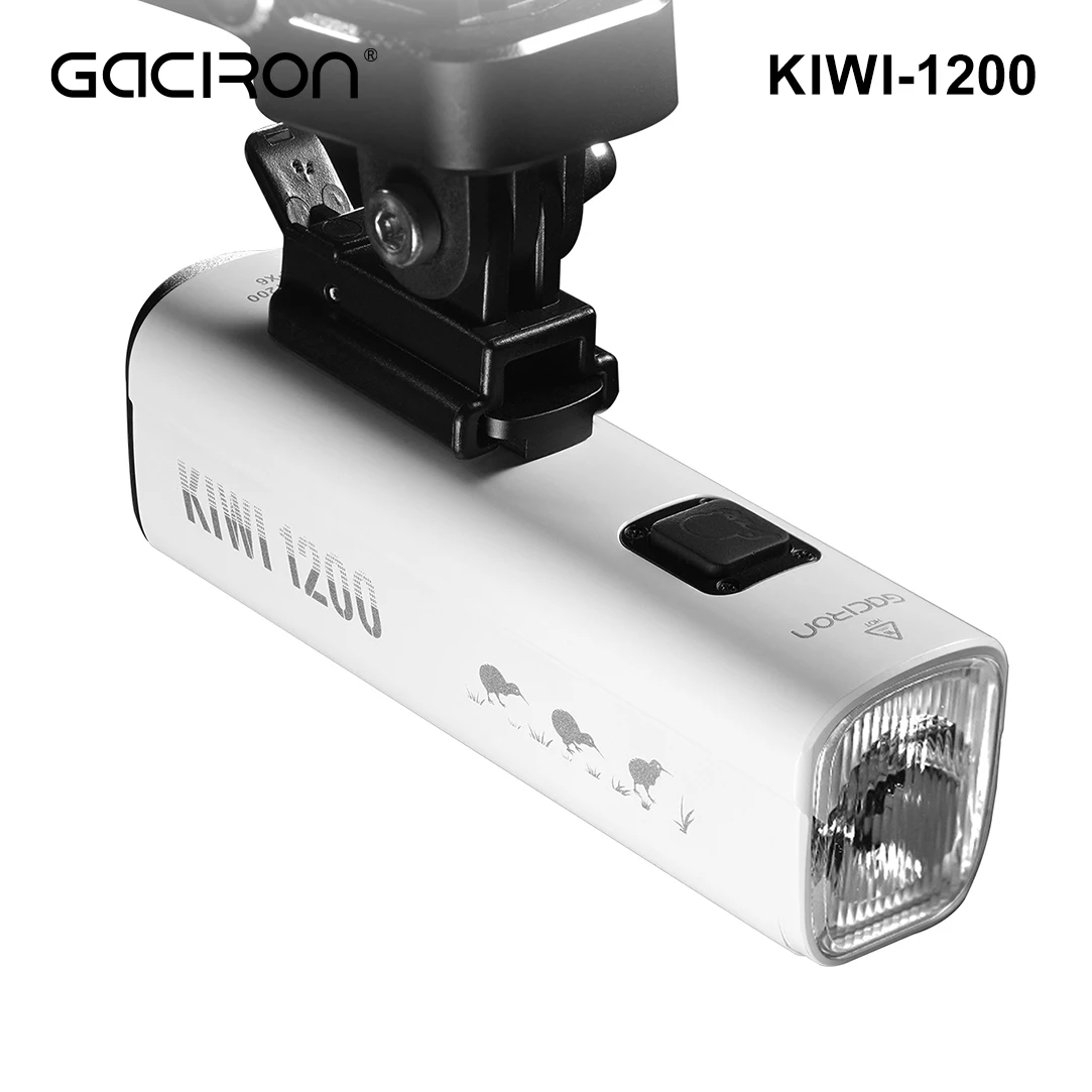 Gaciron KIWI 1200lm Anti-Glare Bicycle Front Light Optional