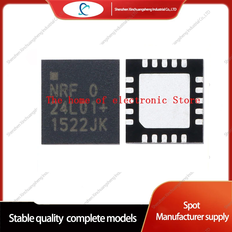 

10 шт., флэш-накопитель, модель NRF24 IC RF TxRx Only General ISM 1 ГГц 2,4 ГГц 20-VFQFN