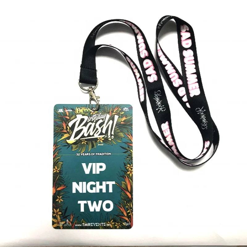 Customized.product.Custom Design Plastic VIP Access Cards Backstage Passes Artist Passes Badge For An Event