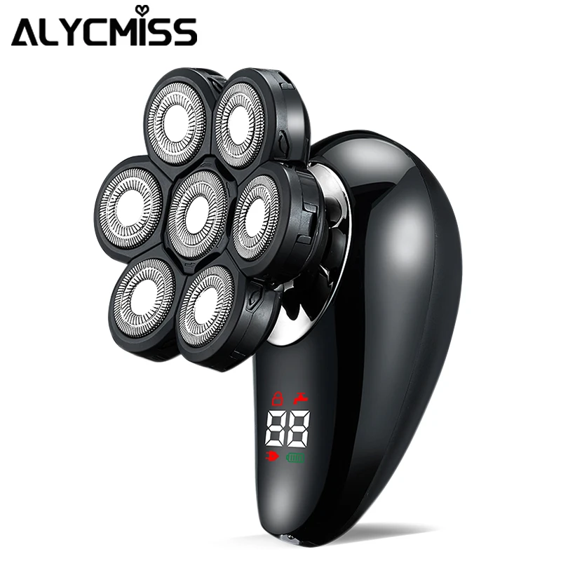 

Men’s Electric Razor Cordless Beard Clipper Bald Head Shaver Sideburn Beard Trimmer Face Hair Shaving Machine Wet/Dry Use