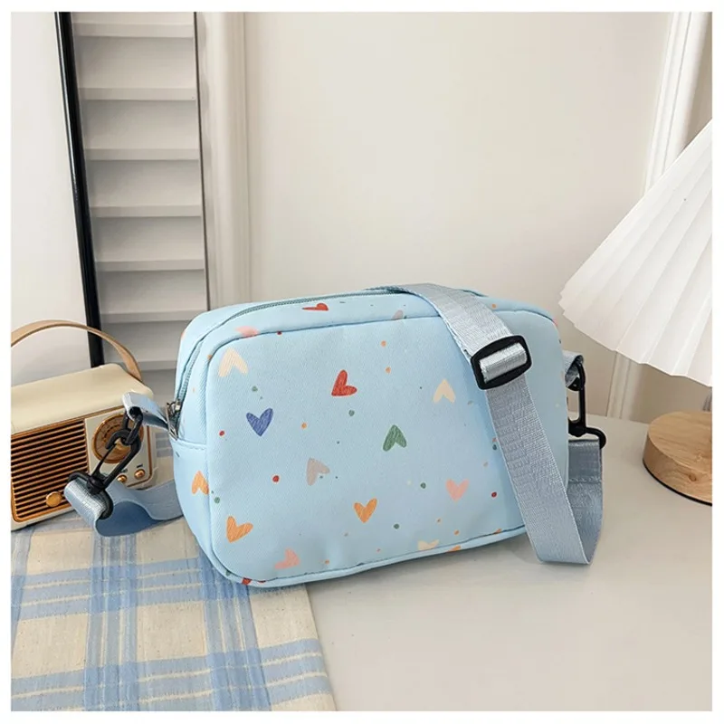 New Fashion Women Crossbody Bags Makeup Women Trend Lingge Embroidery Camera Shoulder  Design Nylon Small Messenger Bag