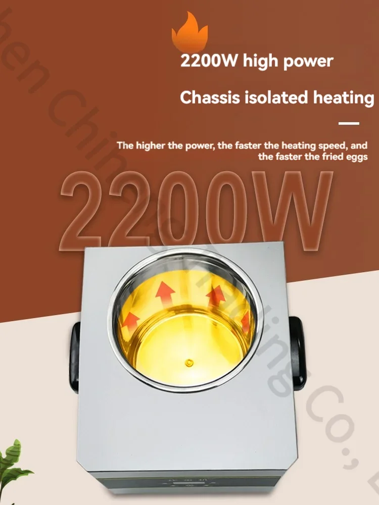 Commercial Stainless Steel Fryer Intelligent Electric Fryer Special For Frying Eggs