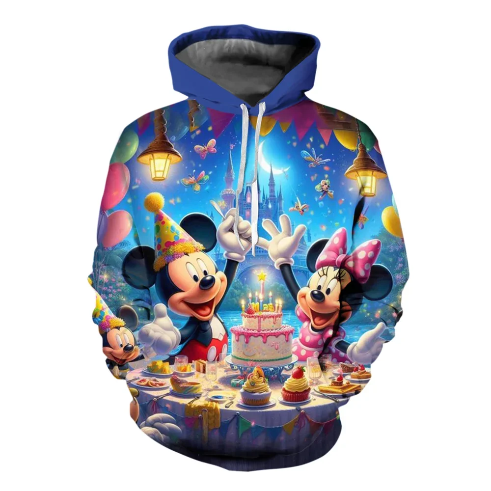 thumbnail image 1 of Sudadera con capucha de invierno con dibujos animados de Disney para hombre, sudadera con estampado 3D de Mickey Mouse, estilo informal de moda urbana para hombre, 1 of 5