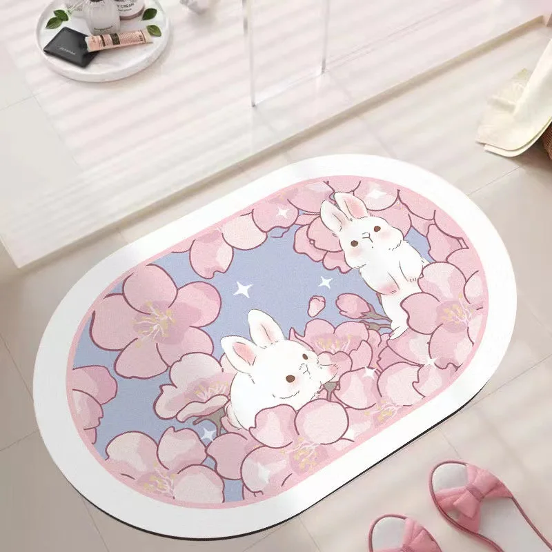 

bathroom anti-skid mat Square carpet