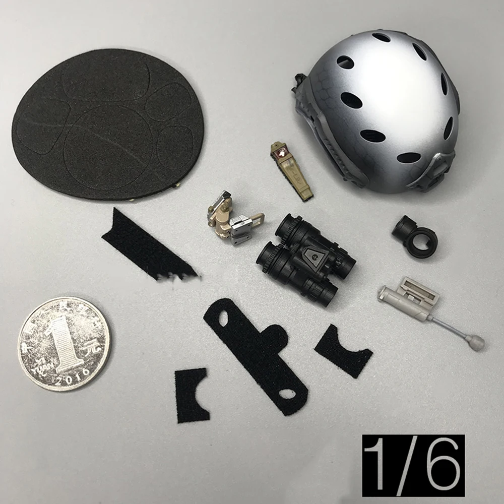 

1/6th SoldierStory SS109 Head Helmet Night Vision Full Set Snow NSW WINTER WARFARE Soldier Doll For 12inch Doll Action Collect