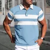 Summer Luxury Polo Shirt Mens Polo Large T Shirts Stritching Shorts Sleeve Turn-down Collar Business Tee Shirt Sweatwear 3XL 4