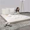 Portable Foldable Mattress Queen with Memory Foam & Washable Cover, Tri-Folding Floor Bed, Camping, Fold Up Guest Bed 1