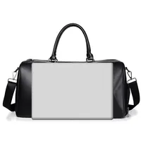 Retro New Short Trip Bag Large Capacity Sports Motorcycle Training Pu Waterproof Leisure Fitness Bag - Image 5