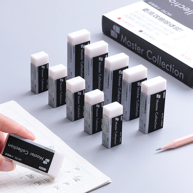 SUNWOOD 마스터 시리즈 저먼지 친환경 지우개, 드로잉 아트 시험 학생용, 깨끗한 사용, 30 팩 MC90