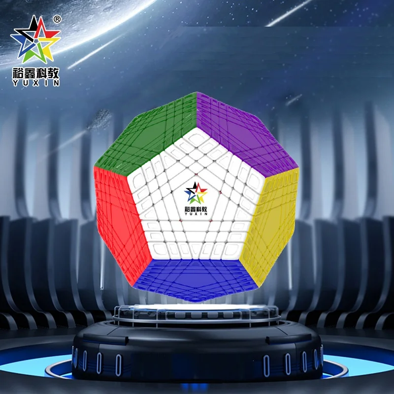 

YuXin TeraMinx HuangLong 7x 7 кубик Megaminx головоломка Cubo Magico Megaminxeds профессиональные обучающие игрушки без наклеек