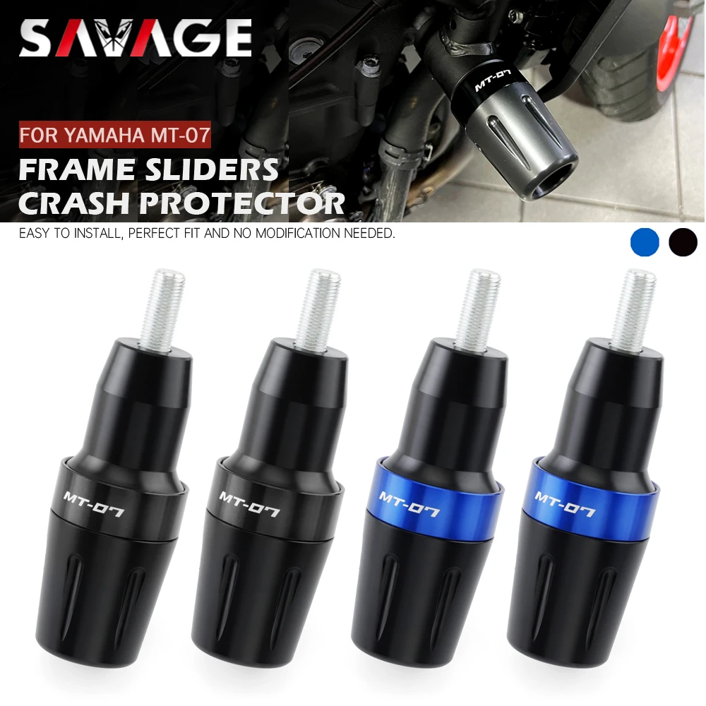 MT-07 Frame Sliders Crash Protector For YAMAHA MT07 2014-2022 FZ07 Tracer 700/GT 7 Motorcycle Accessories Falling Protection Pad foot rests