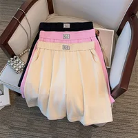 150Kg Plus Size Women's Hip 150 Summer High-Waist Five-Point Shorts Loose Wide Leg Casual Pants 4XL 5XL 6XL 7XL 8XL 9XL