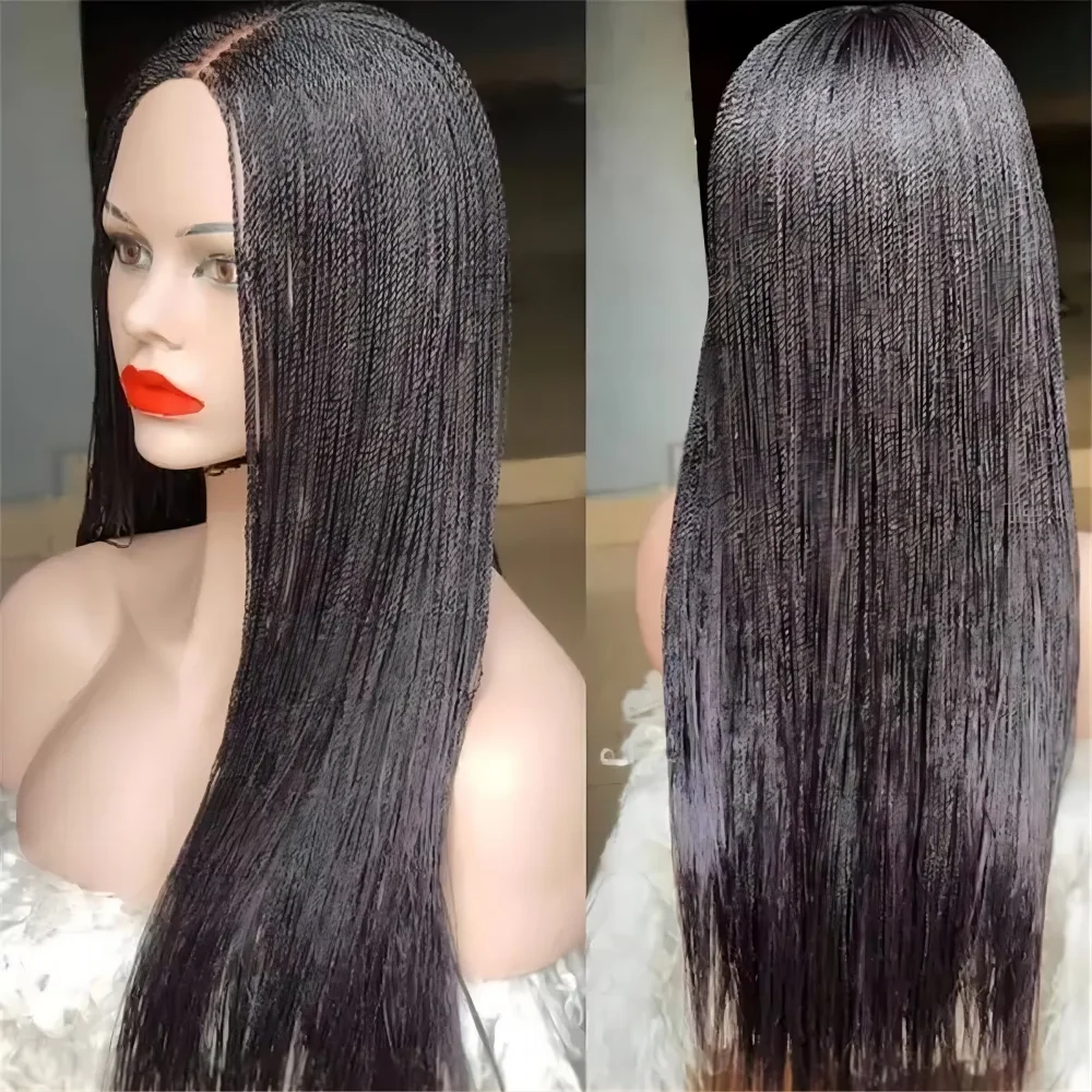 micro braids box braids cornrow synthetic wigs cornrows wig passion tribal wig for black women red dreadlocks
