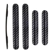 4pcs Universal Car Door strips Anti Scratch Sticker Carbon Fiber Edge Protective Strips Side Doors Moldings Scuff trim Stickers 4