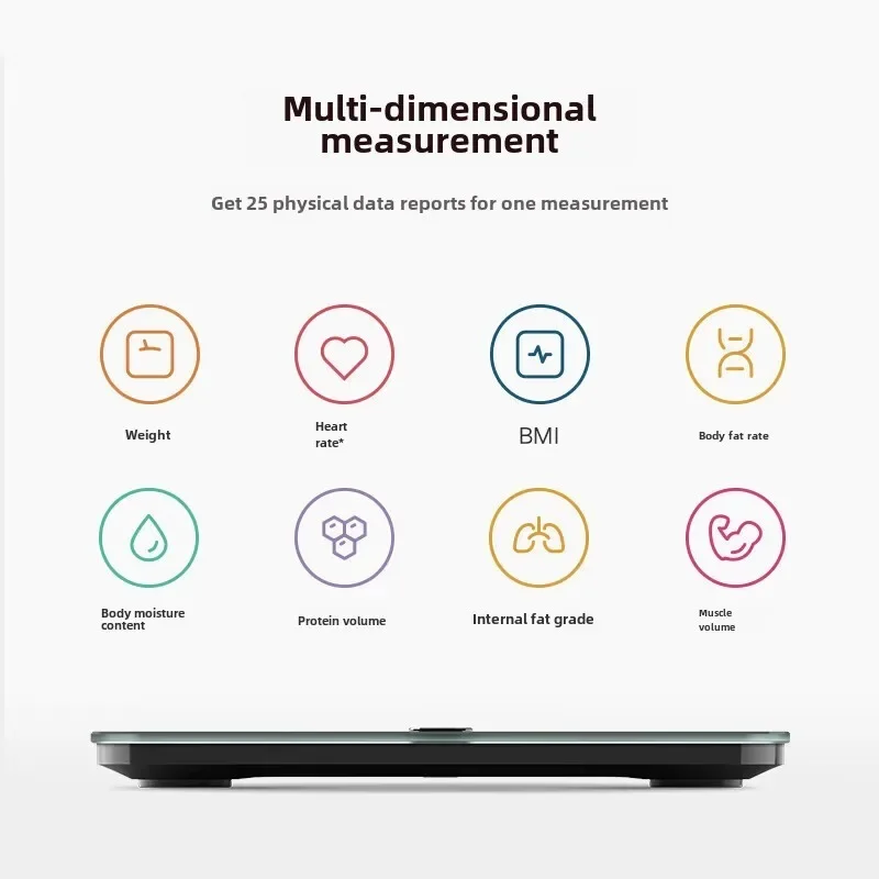 Xiaomi Mijia Body Fat Scale S400 Pro 3.5-inch TFT Large Color Screen Bluetooth 5.1 Multi-dimensional Measurement Weight Scale