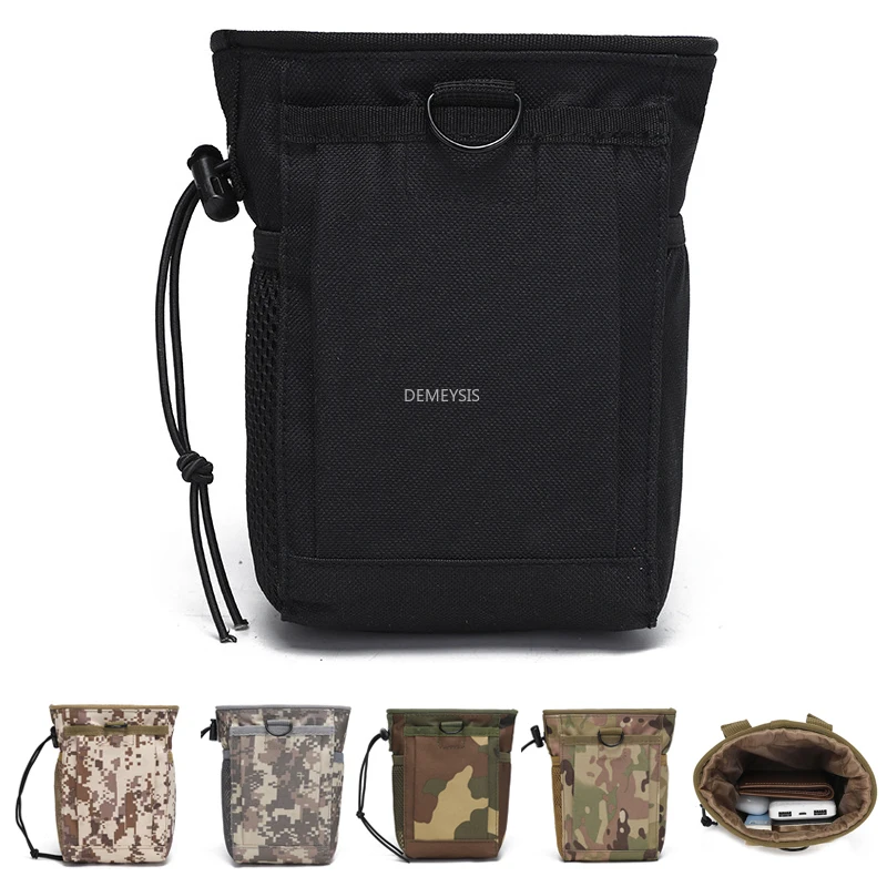 

Military Molle Pouch Tactical Magazine Dump Drop Pouch Nylon Fishing Shooting Hunting Recycle Waist Pack Accessories Bag