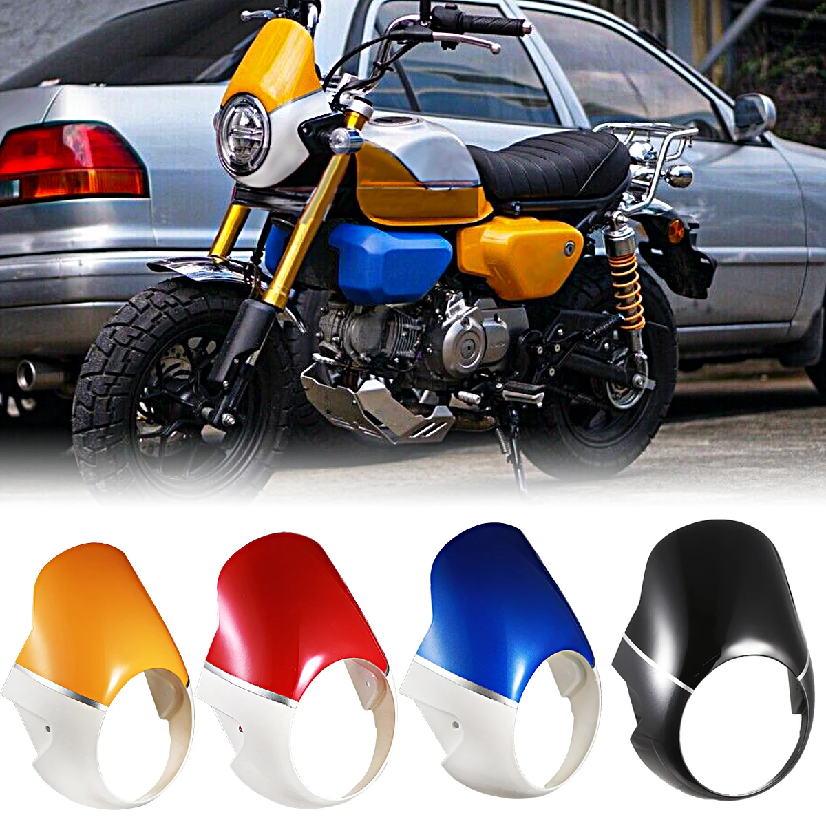 Motorcycle Headlight Cover Windscreen Windshield Fairing For Honda