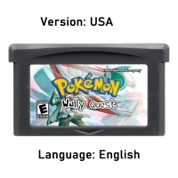 32 Bit Video Games Cartridge GBA Game Console Card Dark Violet Gaia Nameless Amalga Magenta PokeDuel Vega for Fans Gift