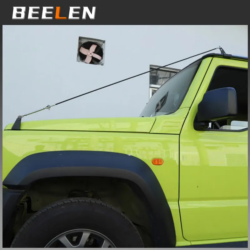 스즈키 짐니 JB64 시에라 JB74W 2019-2026용 차량 후드 장애물 제거 로프 걸림 방지 브랜치 디플렉터 보호 키트 (외부용)