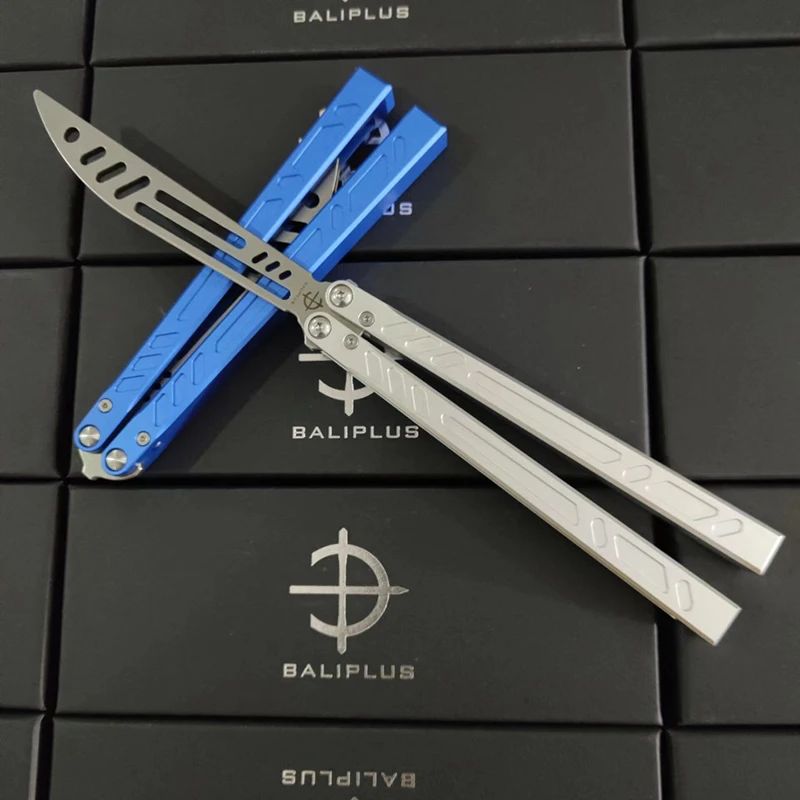 Baliplus Barebones BRS Aluminum Channel Bushing Balisong EDC Butterfly