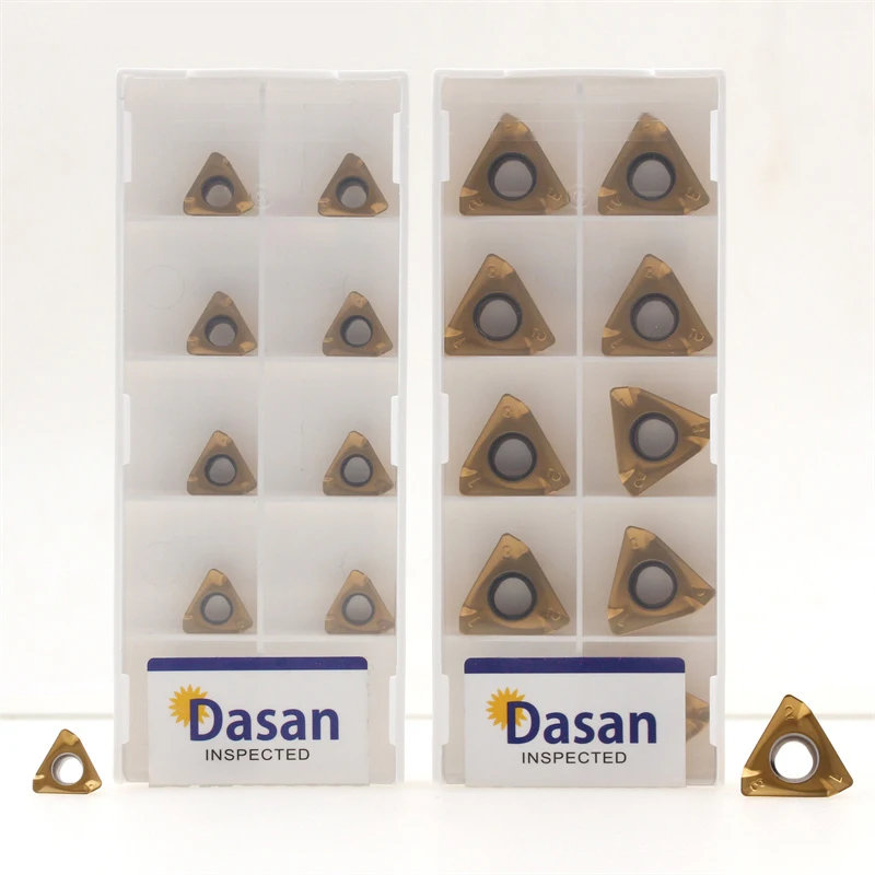 

10pcs 3PKT100408R M 150508R DP9080 Carbide Inserts Hard Alloy Milling Cutter Tool for Steel