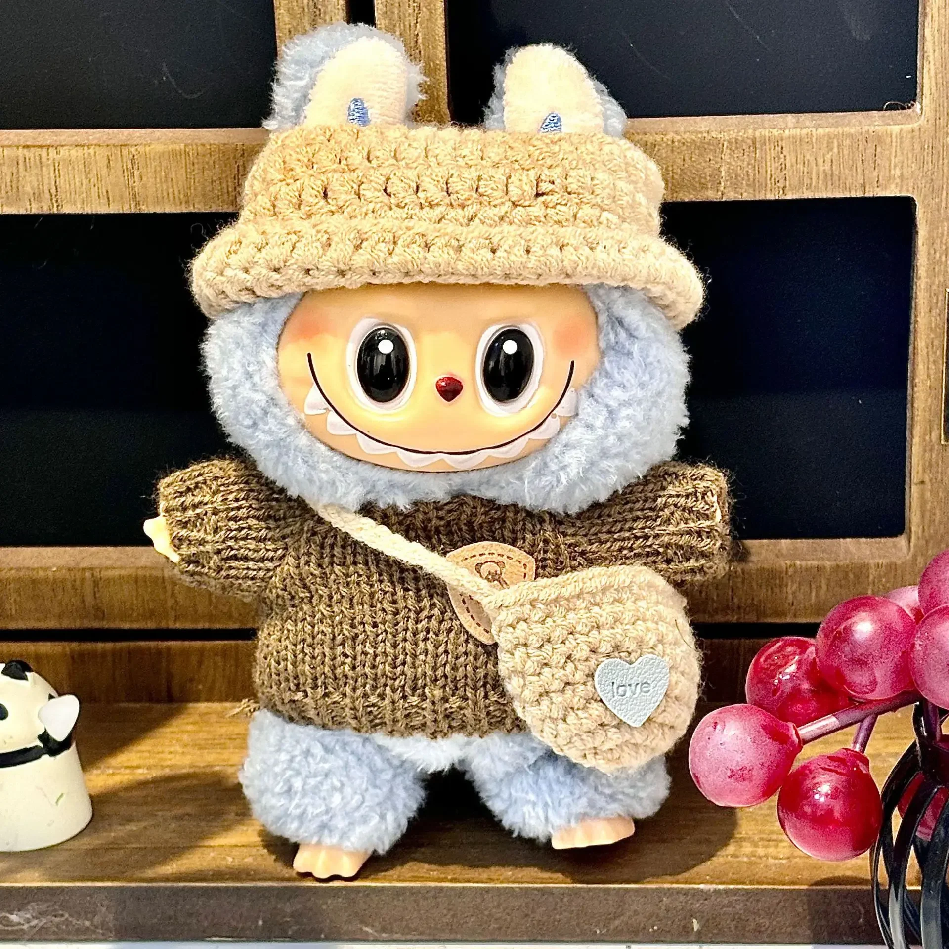 Ropa y accesorios no oficiales de Labubu: atuendos de bebé para muñecas Labubu
