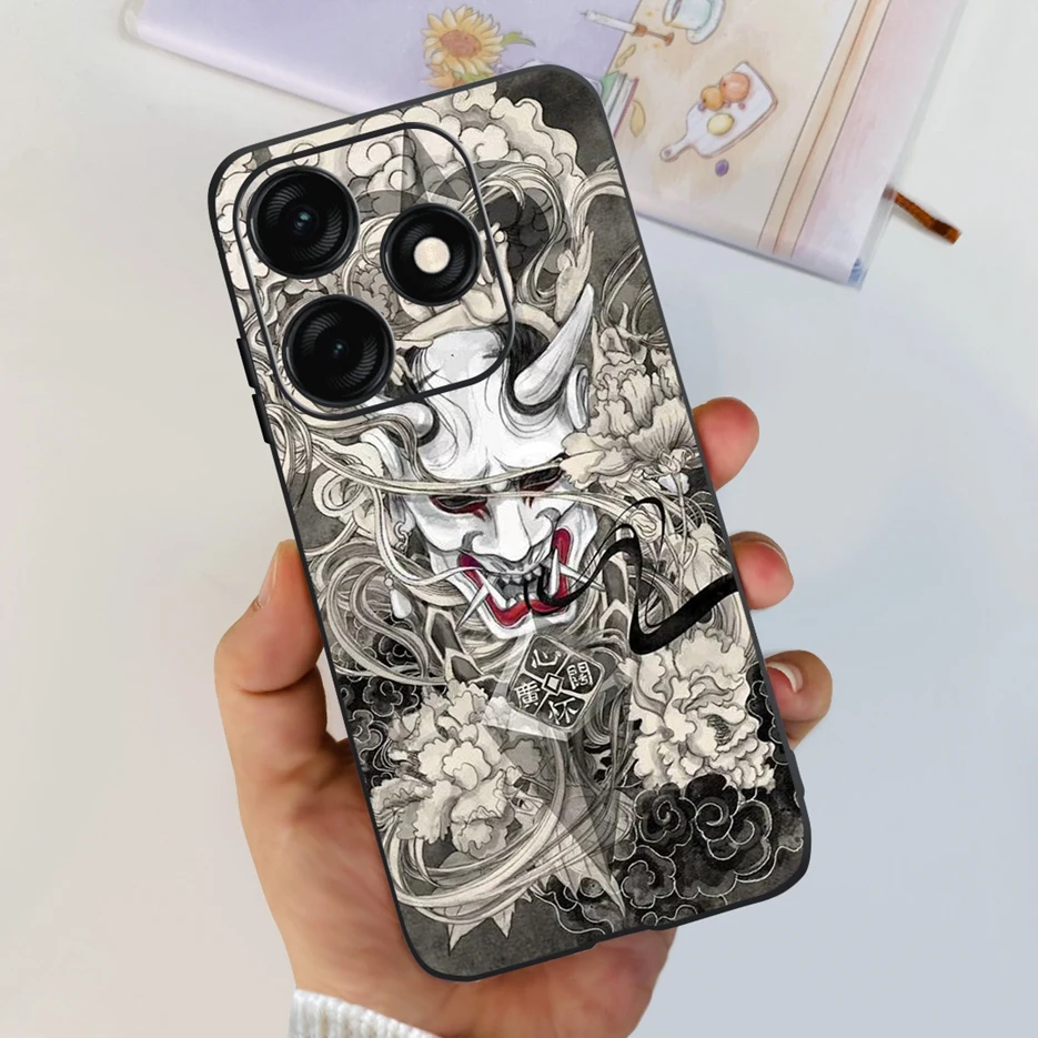 Stylish Shockproof Painted Phone Case with Soft Bumper