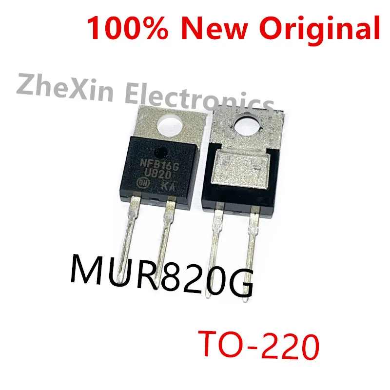 

10 шт./партия, MUR860G U860, MUR820G U820, MUR1620CTRG U1620RG TO-220, новый оригинальный быстрый/ультратонкий силовой диод