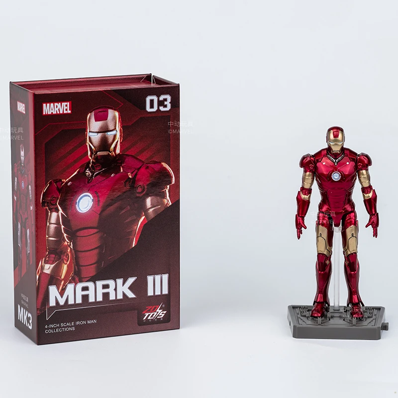 ZD Toy Iron Man MK1 MK2 MK3 MK4 MK5 MK6 MK7 Action Figures 4