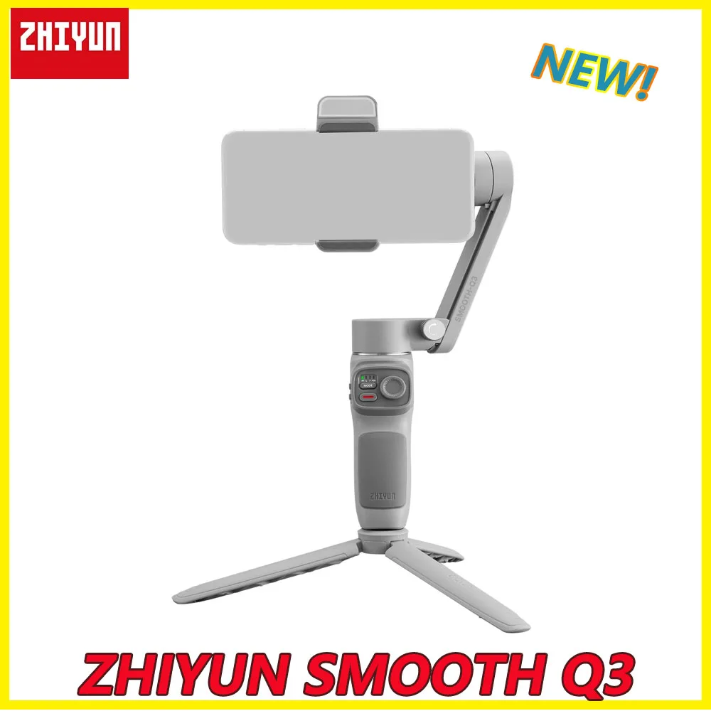 Стабилизатор ZHIYUN SMOOTH Q3, ручной шарнирный стабилизатор, складная селфи-палка для iPhone, Xiaomi, Samsung, Android