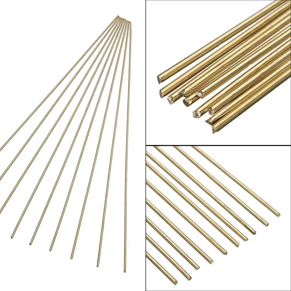 Welding Rods welding rods,tin solder rod 250mmx1.6mm Gold Sifbronze Brazing Welder Rods Brass Bar K Gold Platinum Jewelry Welding Tool 10Pcs/lot