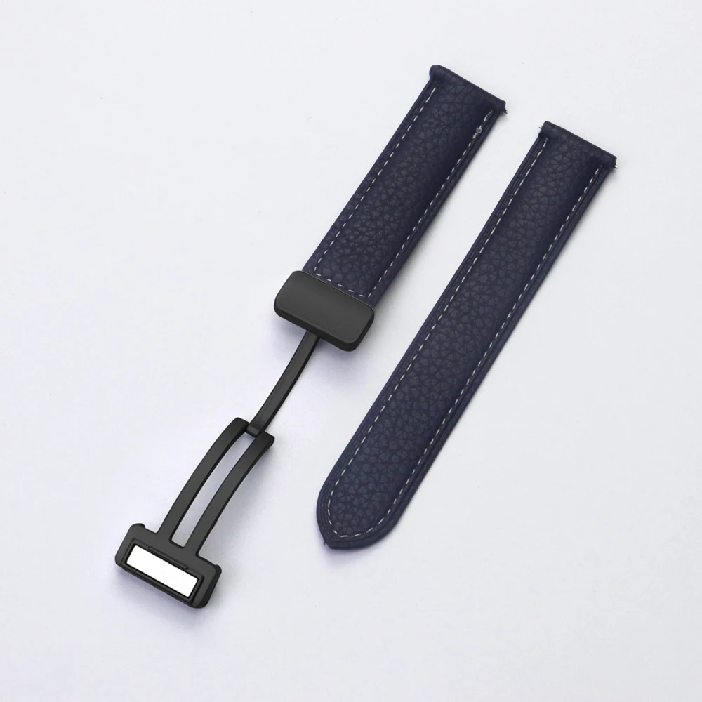 Premium Leather Strap with Magnetic Buckle