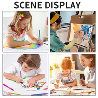 10-100Pcs Rainbow Drawing Pencil Colored Black Wood Pencils Gift for Sketching Doodling Coloring Painting Colored Pencils 4