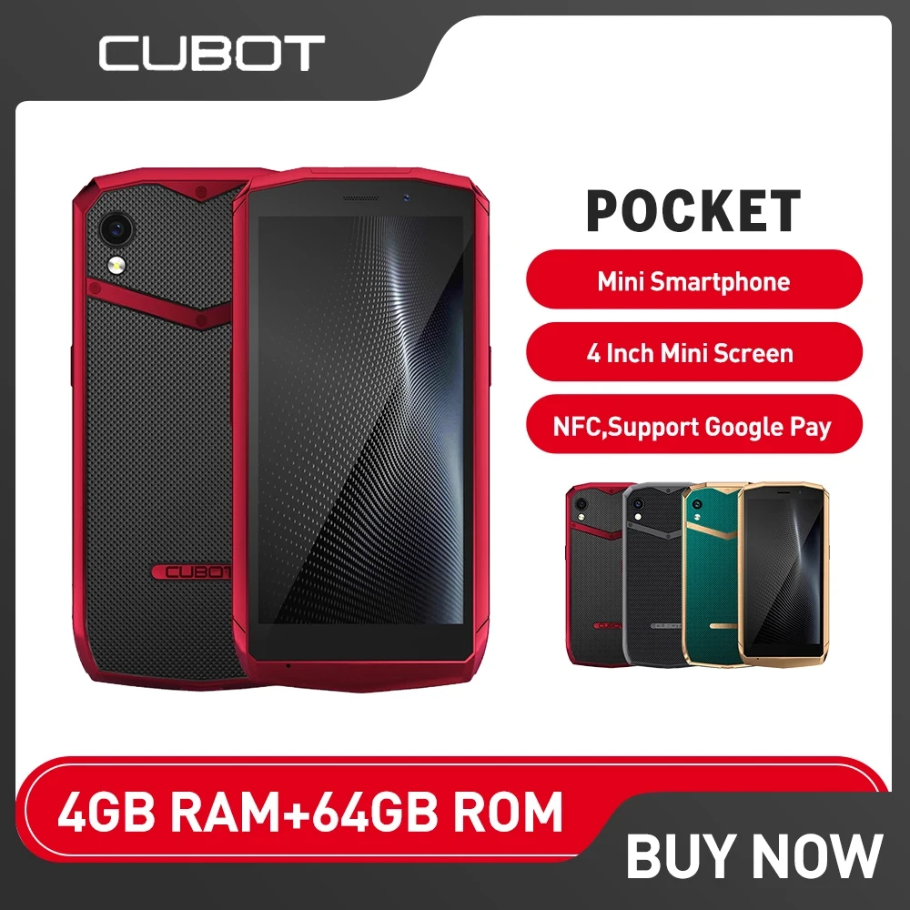 Cubot-Pocket-Mini-Smartphone-Android-11-4GB-RAM-64GB-ROM-4-Inch-16MP ...