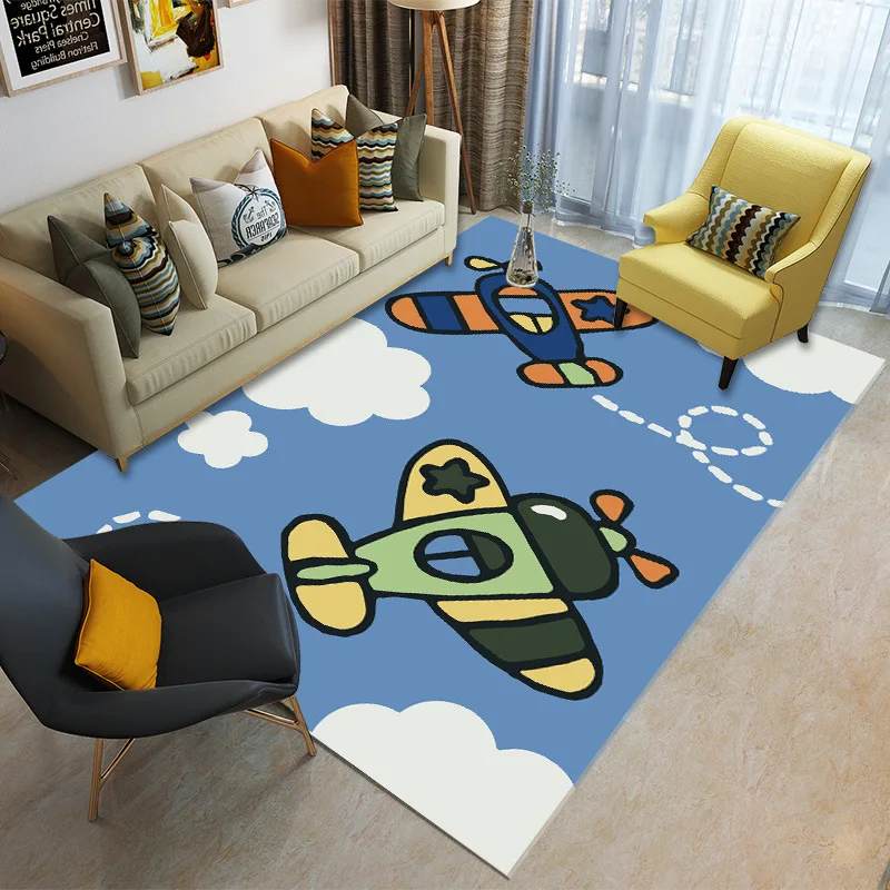 

New Cartoon Cute Carpet Living Room Coffee Table Home Children Crawl Mat Bedroom Carpet Living Room Decoration Floor Mats