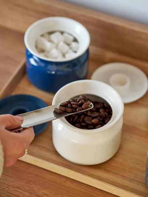 stylish and functional ceramic jar