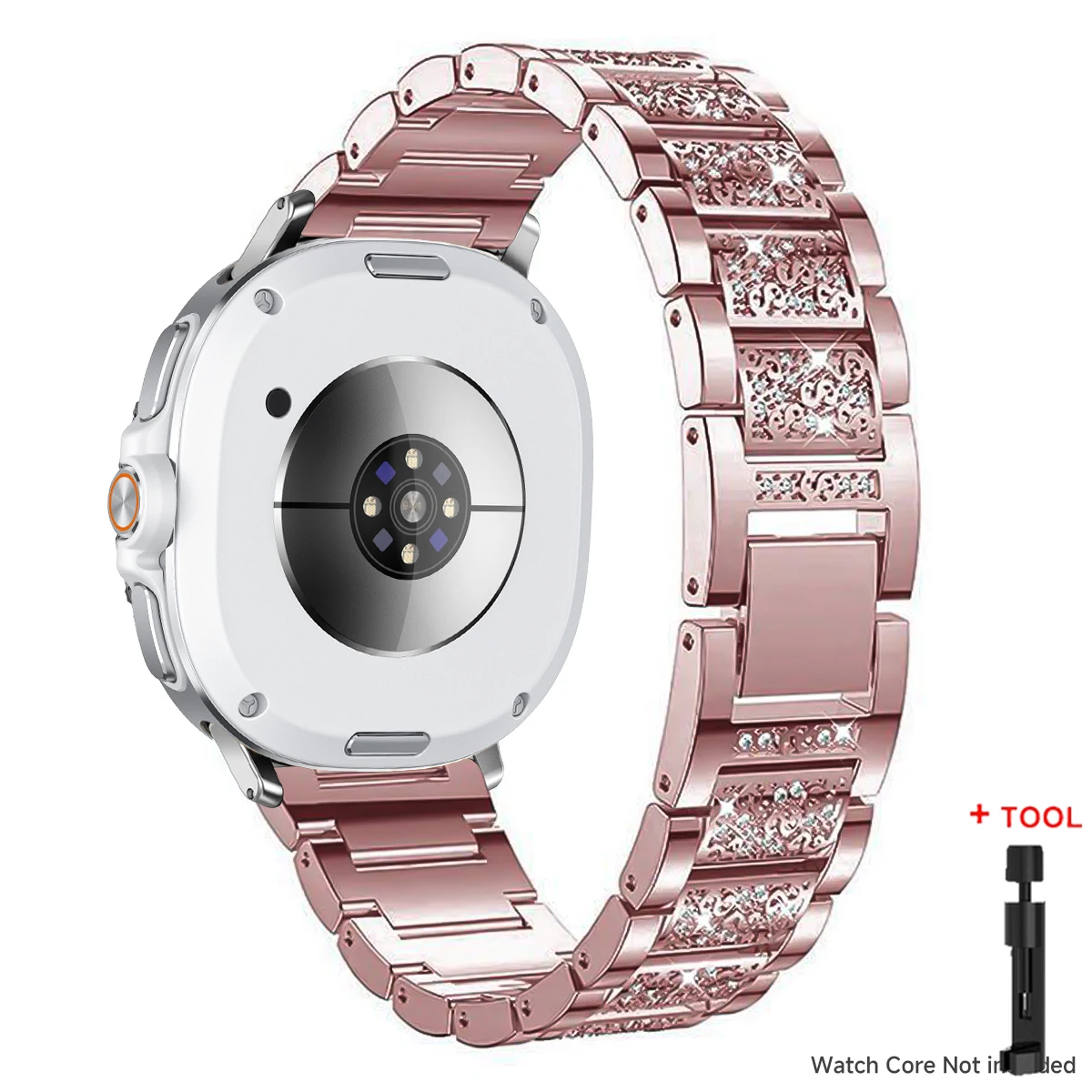 Elegant Diamond Stainless Steel Bracelet