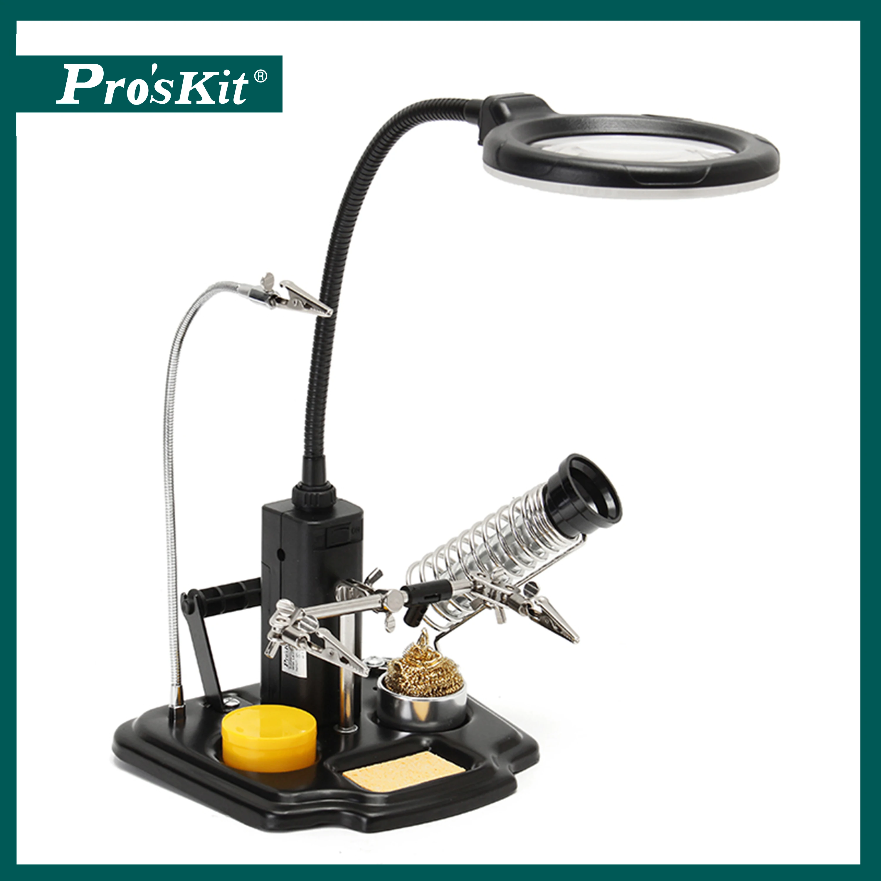 pro'skit-sn-396-soldering-desk-lamp-with-led-magnifying-glass-magnifier-stand-holder-microscope-for-mobile-phone-repair-welding