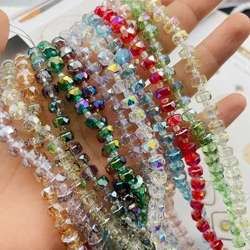 30Pcs Wheel Shape Austrian Crystal Glass Beads for Jewelry Making 1